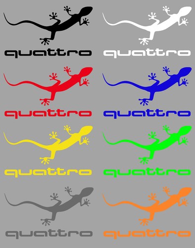 Aufkleber sticker quattro - aufkleber,