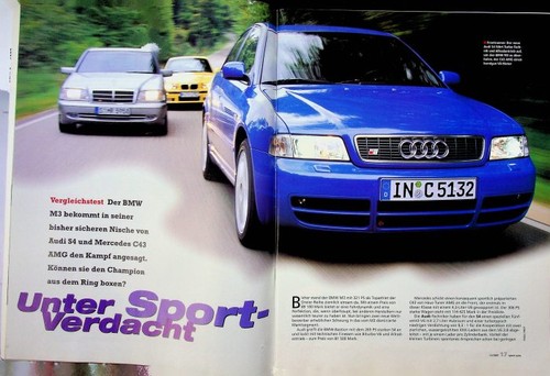 Sport auto 1997 - audi, s4