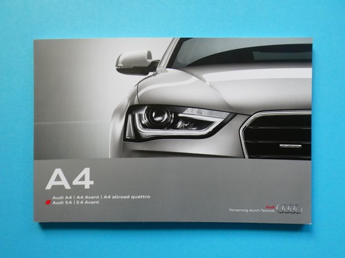 Prospekt audi und s4 - und, (b8)